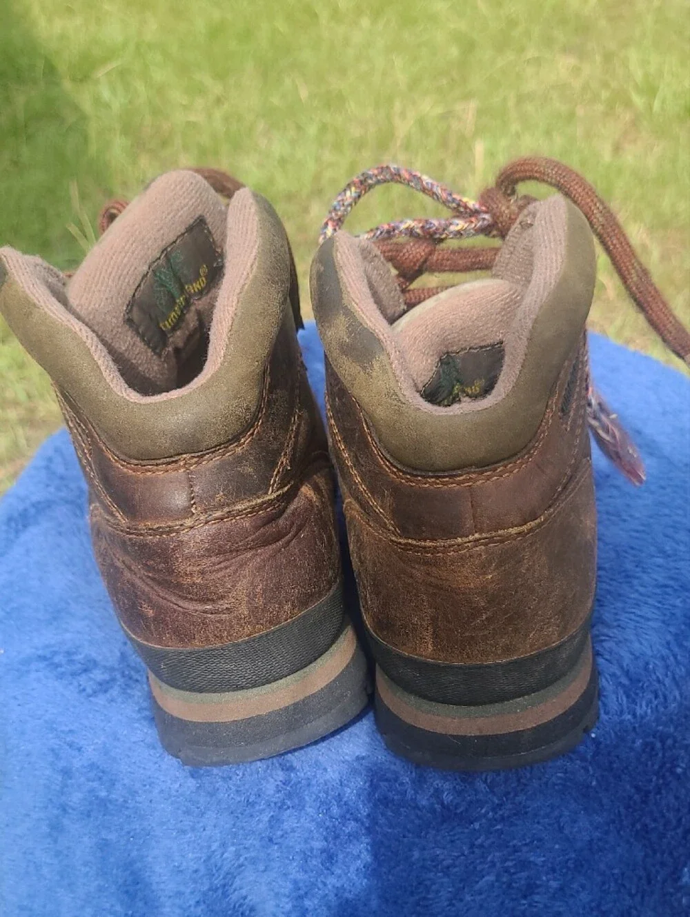 Timberland Brown Leather Boots Womens Size 7.5